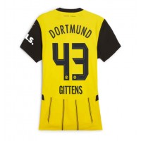 Maglia Calcio Borussia Dortmund Jamie Bynoe-Gittens #43 Prima Divisa Donna 2024-25 Manica Corta